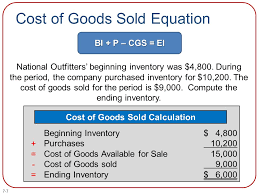 Learning how much ending inventory is can help a company form better marketing and sales plans to sell more products in the future. Inventories And Cost Of Goods Sold Ppt Download
