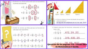 Formación cívica y ética sexto grado. Ejercicios De La Paginas 170 A La 176 Libro De Matematicas De 4 Grado Youtube