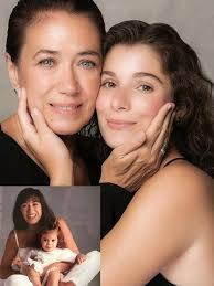 A atriz Lilia Cabral com sua filha Giulia, que agora tem 28 anos. 🥰❤️💋