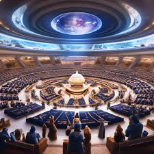 Первый великий галактический конгресс: будущее галактики в ваших руках» —  создано в Шедевруме