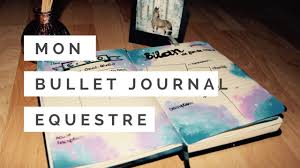The digital structure of journals with mon journal d'equitation: Mon Bullet Journal Equestre Speed Drawing Youtube