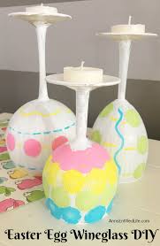 Try turning a wine glass into a candleholder using this fast and easy video tutorial. Easter Egg Wine Glass Diy