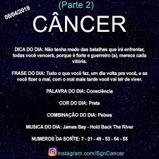 Frase Um Dia O Cancer Sera Apenas Um Signo Sigam Sensitiva Luiza Para Receber Os Horoscopos Semanais Sigaam Tambem Nosso Novo Insta Onde Vamos Postar Som Horoscopo Semanal Frase Do Dia Signo De Cancer