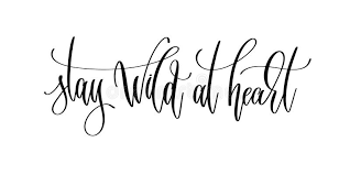 Stay wild at heart handwritten lettering positive quote about li. Wild Heart Quote Stock Illustrations 607 Wild Heart Quote Stock Illustrations Vectors Clipart Dreamstime