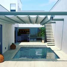 Plunge Pool Albercas Pequenas Patio Con Piscina Techo De Patio