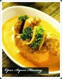 Opor Ayam Kuning Makanan Ayam Resep