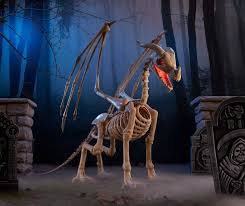 Animated Skeleton Dragon 80 At Big Lots Dragon Halloween Halloween Props Halloween Party Supplies