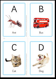 This set includes 26 flashcards with our lovely original illustrations in high resolution pdf format. Free Alphabet Flashcards For Kids Totcards