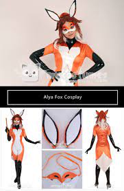 Alya Fox Cosplay Costume Bodysuit Inspired By Rena Rouge Made By Miccostumes Cosplay Miccostumes Fox Cosplay Miraculous Ladybug Costume Miraculous Costume