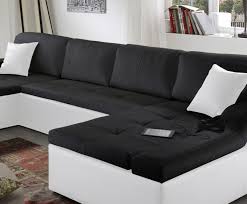 Big sofa mit hocker vintage dunkelbraun modell hercules ii. Marvelous Schwarz Weiss Sofa Weiss Leder Sofadecke Sofakissen Von Sofa Schwarz Weiss Gestreift Bild