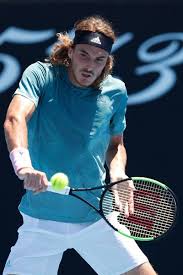 Matteo berrettini has been unable to recover from an ab injury suffered in his previous match and as such has withdrawn from the 2021 australian open. Day 1 Stefanos Tsitsipas Of Greece Plays A Backhand In His First Round Match Against Matteo Berrettini Of Italy During Da Australian Open Tennis Tennis Racket