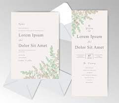 Elegant Watercolor Wedding Invitation Cards With Beautiful Eucalyptus Wedding Invitation Cards Watercolor Wedding Invitations Wedding Invitations