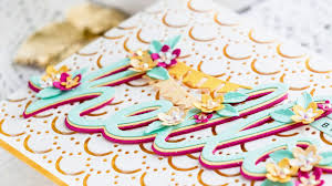 I love how using the die cuts for my various cards and scrapbook pages adds such depth and dimension to the cards. Die Cut Birthday Card Ideas With Spellbinders Large Die Of The Month Easy Handmade Cards Youtube
