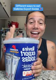 Diferentes formas de disfrutar galletas Export Soda