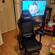 Footrest Series Gt901 Black Gaming Chair Back Support Pillow Foot Rest