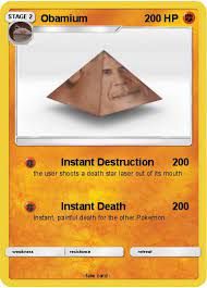 Spawned by a gif circulated in ironic communities in august 2019, the meme saw viral spread in the following months. Pokemon Obamium 1