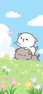 Check spelling or type a new query. 140 Cat Couple Ideas Chibi Cat Cute Drawings Cute Cartoon Wallpapers