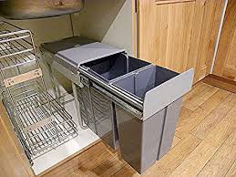 Kitchen Sinks Remodeling New 40l 2x20 Pull Out Kitchen Waste Bin Recycle Bin 70 Kitchen Waste Bin Kitchen Sink Organization Kitchen Sink Remodel
