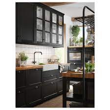 Vadholma kitchen island with rack, black/oak, 49 5/8x31 1/8x76 . Vadholma Black Rack For Kitchen Island Ikea