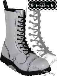 Entspricht die rangers stiefel der. Boots Braces 10 Loch Hot Colour Weiss Stiefel Rangers Vampyres Onlineshop