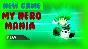 New Game My Hero Mania Stress Test Update Roblox Youtube My hero mania is a fighting roblox game released late april 2020 and reached more than 4 million visits on roblox.