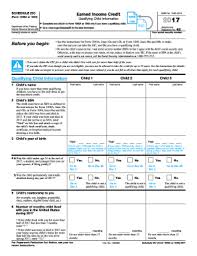 2018 Form Irs 1040 Schedule Eic Fill Online Printable