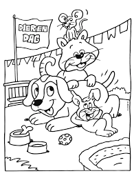 Dierendag Dieren Dieren Kleurplaten Huisdier Knutselen
