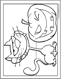Your child will love coloring his favorite zoo animals. 72 Halloween Printable Coloring Pages Jack O Lanterns Spiders Bats