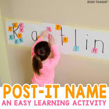 Before you translate your words into hieroglyphics, break them down into their basic sounds of their syllables. Post It Names Easy Alphabet Activity