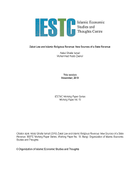 English words for hasil include yield, outcome, yields and outcomes. Pdf Zakat Law And Islamic Religious Revenue New Sources Of A State Revenue