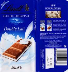 Tablette De Chocolat Lait Fourre Lindt Recette Originale Double Lait Chocolat Lindt Tablette De Chocolat Decoration Chocolat