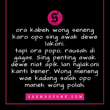 Gambar Kata Bijak Lucu Romantis Bahasa Jawa Terbaru 2020 Sakmadyone Com Kata Kata Kutipan Kutipan Dalam Kata Kata Indah