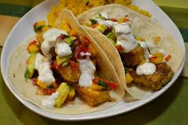 Maybe you would like to learn more about one of these? Crispy Tofu Tacos With A Mango Salsa And A Creamy Lime Drizzle I Am A Honey Bee
