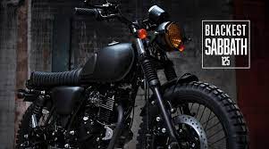 The Blackest Sabbath 125 Black Sabbath Motorbikes Bike