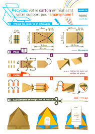 Comment Fabriquer Un Support Pour Telephone En Carton Recycler Carton Carton Recycler