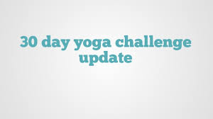 30 day yoga challenge update new year