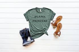 Plant Princess T Shirt Super Soft Marble