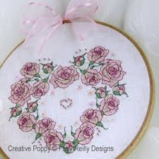 Popular dimensions brands & collections: Sweet Roses Patterns Cross Stitch Pattern Series Designed By Faby Reilly