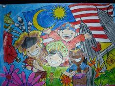 Malaysia poster designed by mercedes bazan. 27 Merdeka Ideas