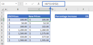 You would then divide this by the old price: How To Calculate Percent Increases In Excel How To