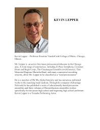 KEVIN LEPPER