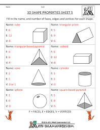 Http Www Math Salamanders Com Images Third Grade Math Practice 3d Shape Properties 5ans Gif Geometry Worksheets Shapes Worksheet Kindergarten Math Geometry
