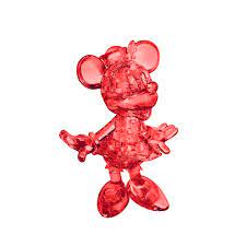 This 3d puzzle has a difficulty level of 1 and is fun for puzzlers age 12 and up. Minnie Mouse 3d Crystal Puzzles
