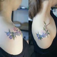Basit Cicek Kadin Omuz Dovmeleri Simple Flower Woman Shoulder Tattoos Dovmeli Kadin Bebek Dovmeleri Dovme