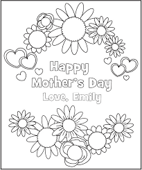 The free printable mothers day coloring pages pdf file will open in a new window for you to save the freebie. Free Mother S Day Printable Coloring Pages Personalize It Family
