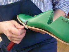 Step One Affixing The Insole To The Last And Trimming It How To Make Shoes Felt Shoes Handmade Leather Shoes
