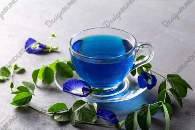 Butterfly Pea Flower Tea, AI generated