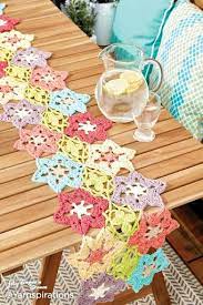Orgu Modelleri Orgu Runner Modelleri Table Runners Tig Isi Cicekler Tig Isleri
