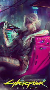 Cyberpunk 2077 Wallpaper Hd Phone Backgrounds Night City Game Logo Art Poster On Iphone Android In 2020 Cyberpunk 2077 Cyberpunk Ciri