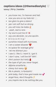 100 IDEAS AESTHETIC PARA TUS CAPTIONS DE INSTAGRAM ☁️ - The Media Style -  YouTube | Instagram Bio Quotes, One Word Instagram Captions, Instagram  Quotes Captions